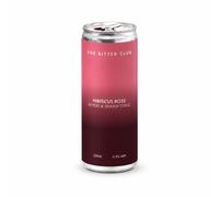 The Bitter Club Hibiscus Rose - Alcohol Free Bitters & Tonic, Case of Six Cans