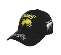 The Black Baseball Cap for Men Women Pro&digy Unisex Adjustable Trucker Dad Cap Polo Golf Style Sports Plain Sun Hat