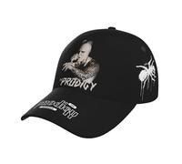 The Black Baseball Cap for Men Women Pro&digy Unisex Adjustable Trucker Dad Cap Polo Golf Style Sports Plain Sun Hat