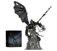 The Black Beast Building Block Set -- 1361PCS Sorcerer King and Dragon Blocks Kit, Poseable Dark Fantasy, Home Office Decor, STEM Education Toy, Creative Gift for Movie Lovers for Adults