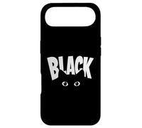 The Black Cat Minimal Design - Cute Hidden Kitty Eyes Case for iPhone Air