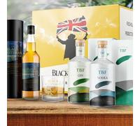 The Black Farmer Whisky, Gin And Vodka Set, Premium Gift Box