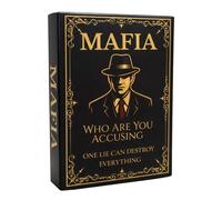 The Black Hand Mafia Card Game - Werewolf Social Deduction Party Game for 4-16 Players | Family & Friends Games Night | Bluffing Strategy Game with Unique Roles & Chaos Mode Cards | Easy to Learn