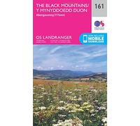 Landranger 161 The Black Mountains Map With Digital Version, Pink One Size