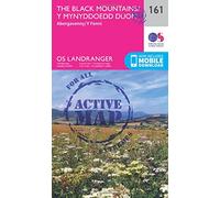 Landranger Active 161 The Black Mountains Map With Digital Version - Pink, Pink One Size