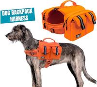 THE BLACK NOMAD OUTDOOR Dog Backpack, Orange, M
