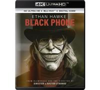 The Black Phone 4K UHD Blu-ray Ethan Hawke Mason Thames Region Free