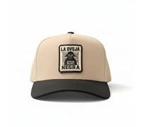 The Black Sheep Snapback, La Oveja Negra Hat, Adjustable Sheep Patch Style Unisex Embroidered Trucker Baseball Cap (UK, Alpha, One Size, Brown)