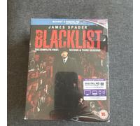 The Blacklist - Seasons 1-3 NEW BLU RAY DISCS WORN OUTER CASE LOOSE DISCS