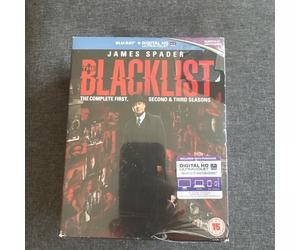 The Blacklist - Seasons 1-3 NEW BLU RAY DISCS WORN OUTER CASE LOOSE DISCS