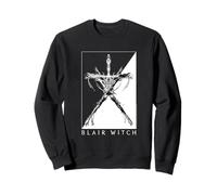 The Blair Witch Project Black and White Stick Figure Horror Sweatshirt