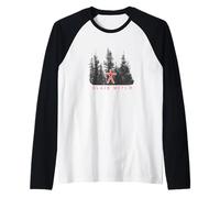 The Blair Witch Project Front and Back Scared Enough Horror Raglan Baseball Tee