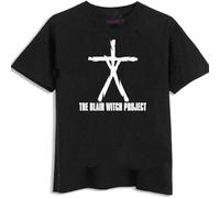 The Blair Witch Project T-Shirt Graphic Top Printed Shirt Short Sleeve Mens Tee Black XL