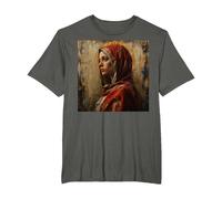 The Blessed Virgin Mary T-Shirt, Men's Big and Tall, Asphalt Grey, 4X Tall