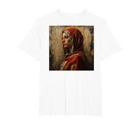 The Blessed Virgin Mary T-Shirt, Men's Big and Tall, White, 4X Tall