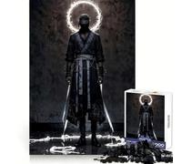 The Blindfolded Executioner - Divine Judgment Warrior Jigsaw Puzzles 1000 Pieces for Adults Memory Boost Warm Time Image Assembly Fine Art Piece (38x26cm)