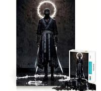 The Blindfolded Executioner - Divine Judgment Warrior Jigsaw Puzzles for Teenagers 1000 Brain Workout Toy Simple Fun Image Assembly Cherished Gift (50x75cm)