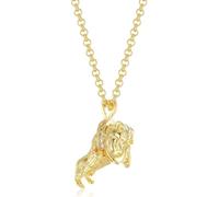 THE BLING KING 18k Gold Plated British Bulldog Pendant with All Clear Stones and Chain Luxury Finish Gold British Bulldog (Pendant measures 44mm x 21mm,Chain Length: 22 inches x 21mm, Weight: 45g)