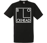 The Blockheads Logo Mens Black Rock T-Shirt New XS-4XL