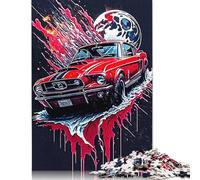 The Blood Car on Game Jigsaw Puzzles Puzzle for Adults Kids. 1000 Piece Great Gifts Challenge Toy Educational Game Home Decoration for Educational Games Gifts 1000pcs (40x28cm)