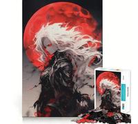 The Blood Moon Jigsaw Puzzles 1000 Pieces for Teenagers Strong Logic Toy Home Activity Clear Edge Cherished Gift (38x52cm)