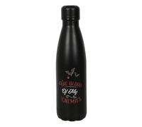 The Blood Of My Enemies Steel Water Bottle Something Different Black One Size