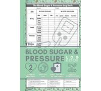 The Blood Sugar & Pressure Log Book - Daily and Weekly Blood Sugar and BP Record Monitor journal: Pocket Size - Symptoms Log - For Men and Women - 2 Years of tracking - Easy and Simple to use