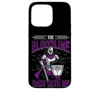 THE BLOODLINE ENDS WITH ME Funny Asexual Medieval Ace Flag Case for iPhone 15 Pro Max