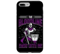THE BLOODLINE ENDS WITH ME Funny Asexual Medieval Ace Flag Case for iPhone 7 Plus/8 Plus