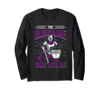 The Bloodline Ends with ME Funny Asexual Medieval Ace Flag Long Sleeve T-Shirt