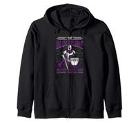 THE BLOODLINE ENDS WITH ME Funny Asexual Medieval Ace Flag Zip Hoodie