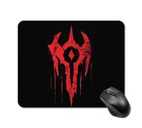 The Bloody Horde Logo Cute Gaming Mousepad Rubber Base Computer Desk Mat for Laptop Office