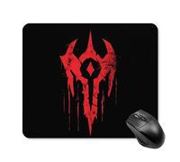 The Bloody Horde Logo Cute Gaming Mousepad Rubber Base Computer Desk Mat for Laptop Office