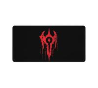 The Bloody Horde Logo Cute Gaming Mousepad Rubber Base Desk Mat for Home Office Laptop Computer
