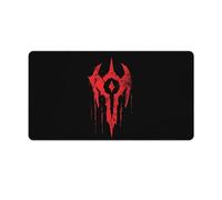 The Bloody Horde Logo Cute Gaming Mousepad Rubber Base Desk Mat for Home Office Laptop Computer