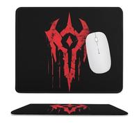 The Bloody Horde Logo Mousepad with Stitched Edges