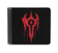 The Bloody Horde Logo Small Billfold Wallet Front Pocket Wallets Card Holder Slim Passport Purse for Men Women