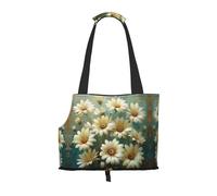 The blooming daisies print Puppy Carrier Walking Dog Bags Pets Dogs Carrier Bags for small Dogs and Cat and Rabbit