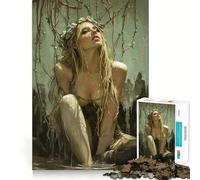 The Blooming Empress of Rebirth, Forest Nymph 1000 Piece Jigsaws for Teenagers Puzzle Mind Challenge Toy Calm Pastime Precise Cut Lovely Gift (50x75cm)