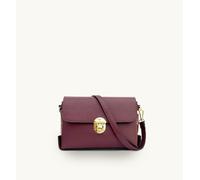 The Bloxsome Leather Crossbody Bag Apatchy London Plum One Size