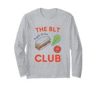 The BLT Club Sandwich Lettuce Tomato Bacon Long Sleeve T-Shirt