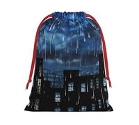 The Blue Binary Christmas Drawstring Bags Gift Wrapping Bag Small Gifts Candy Jewelry Wedding Wrap Bag