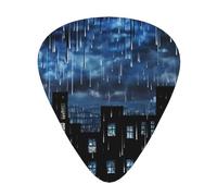 The Blue Binary Print 12 Pieces Guitar Picks For Guitars And Ukulele, Unique Guitar Present