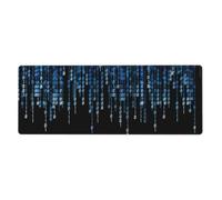 The Blue Binary Washable Keyboard Mat Oversized Desk Pad for Easy Cleaning and Enhanced Workspace