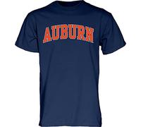 The Blue Brand Blue84 NCAA Auburn Tigers Mens Arching Team Name Short Sleeve T Shirt, Auburn Tigers Navy, Large, team color (TSGI_TC)