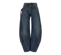The Blue Denim Strap Jeans W25