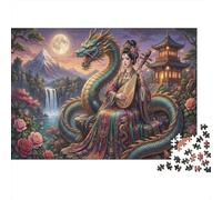 The Blue Dragon's Melody 1000 Piece Jigsaw Puzzle,Adults & Kids 14+,Impossible Challenge,Gift Idea,Home Wall Decor,Premium Cardboard,Educational Toy,Stress Relief 70x50cm