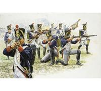 The Blue French Infantry Plastic Kit 1:72 Model ITALERI