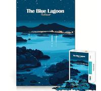 The Blue Lagoon, Iceland Jigsaw Puzzle for Adults 1000 Pieces Think Smart Toy Home Enjoy Accurate Cut Wall Art Decor (50x75cm)