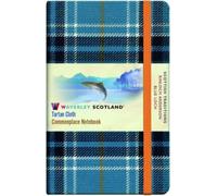 The Blue Loch Tartan: Pocket: 14 x 9cm - Waverley Scotland Tartan Cloth Commonplace Notebook/Journal